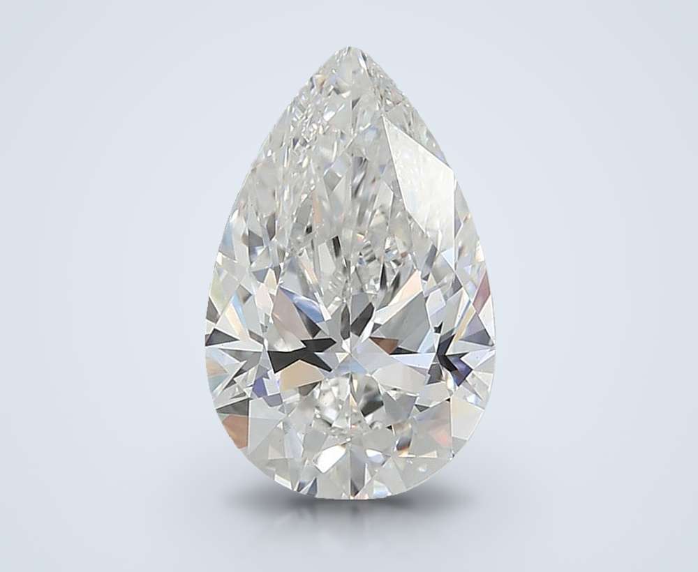 2.92 Carat Pear Lab Diamond