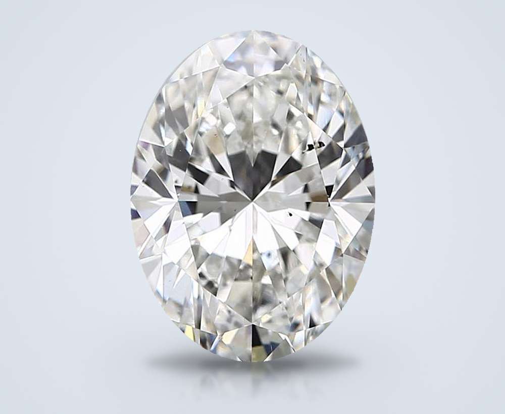3.77 Carat Oval Lab Diamond