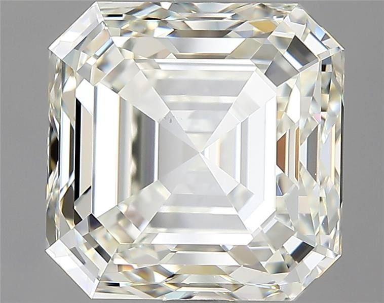 3.01ct K VS2 Rare Carat Ideal Cut Asscher Diamond