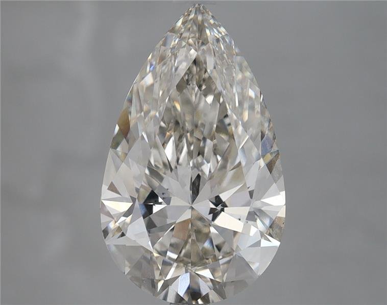 3.44ct I VS1 Rare Carat Ideal Cut Pear Lab Grown Diamond