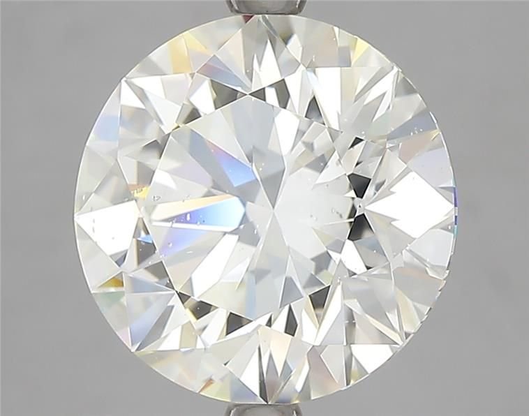 5.09ct I SI1 Rare Carat Ideal Cut Round Diamond