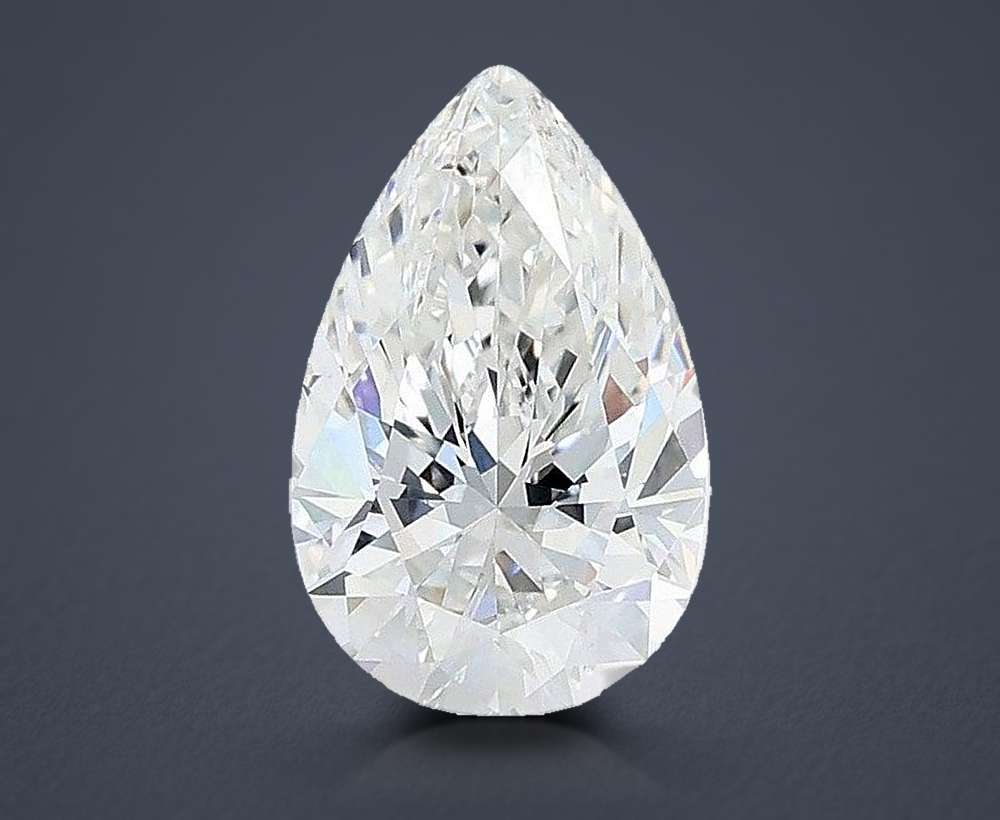 1.56 Carat Pear Lab Diamond