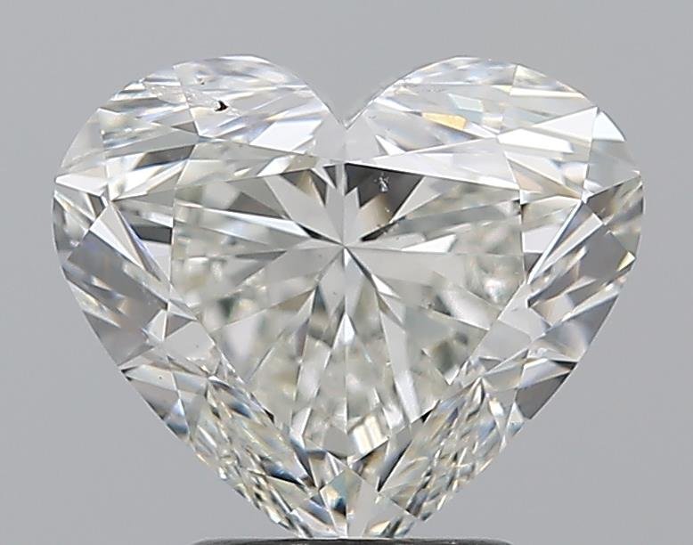 3.01ct I SI2 Rare Carat Ideal Cut Heart Diamond