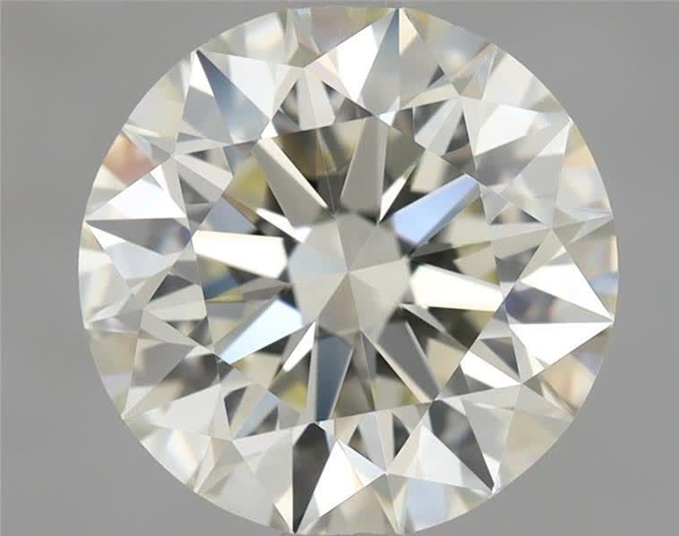 2.01ct K VVS1 Rare Carat Ideal Cut Round Diamond