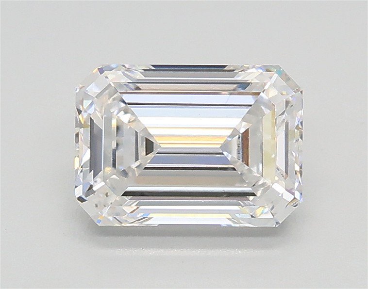 1.01ct E VS1 Rare Carat Ideal Cut Emerald Lab Grown Diamond