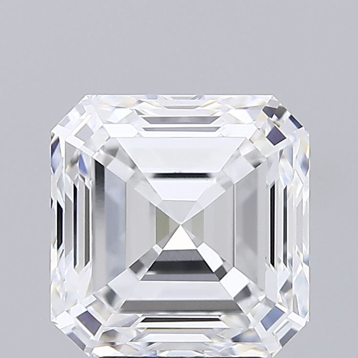4.02ct D VVS2 Excellent Cut Asscher Lab Grown Diamond