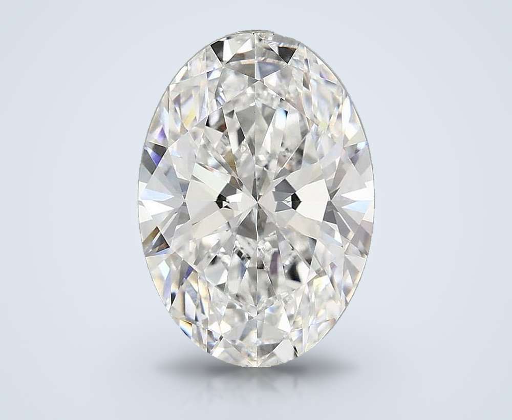 4.95 Carat Oval Lab Diamond