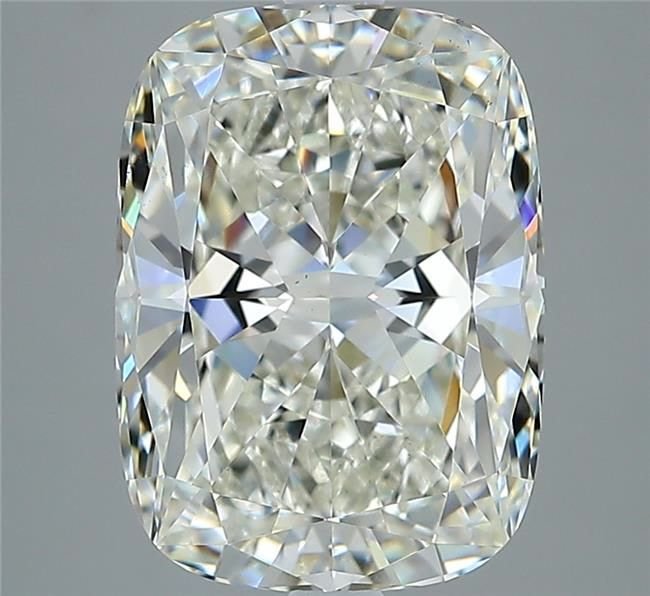 4.02ct K VS2 Rare Carat Ideal Cut Cushion Diamond