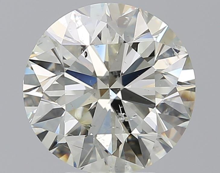 4.01ct K SI2 Excellent Cut Round Diamond