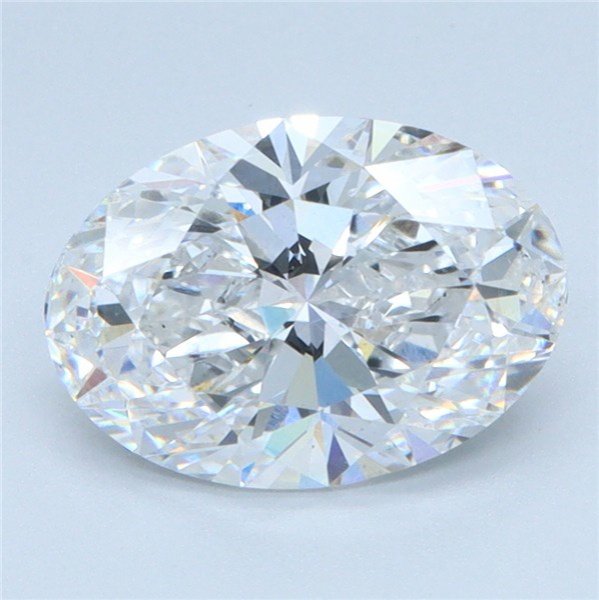 2.16ct D VS2 Rare Carat Ideal Cut Oval Lab Grown Diamond