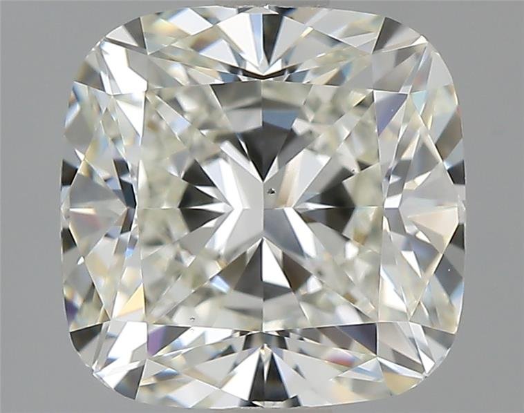 2.52ct J VS2 Rare Carat Ideal Cut Cushion Diamond