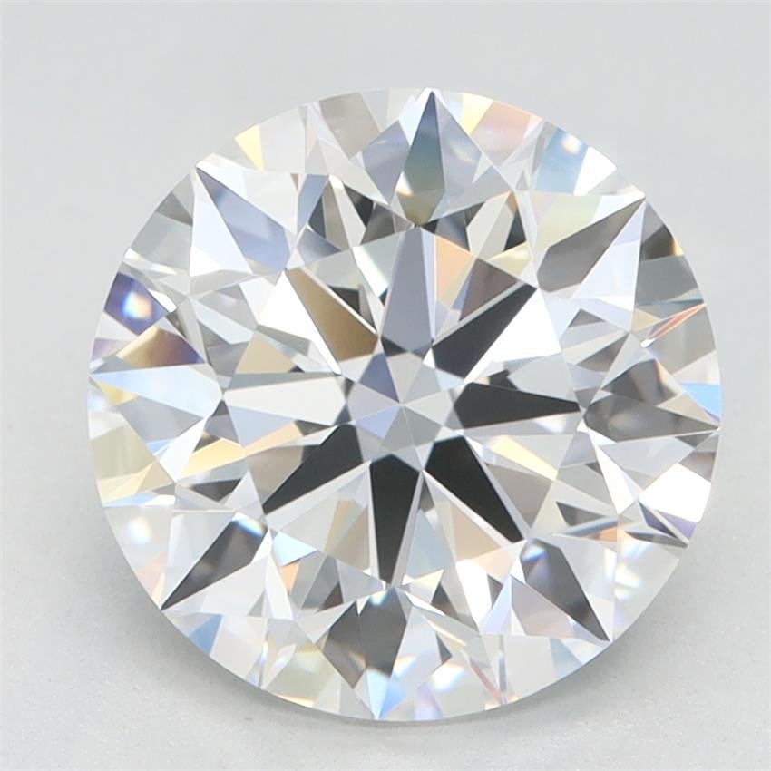 2.69ct D VVS1 Rare Carat Ideal Cut Round Lab Grown Diamond