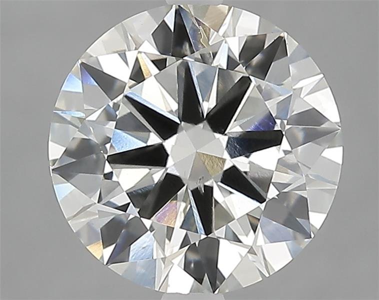 2.80ct J SI2 Excellent Cut Round Lab Grown Diamond