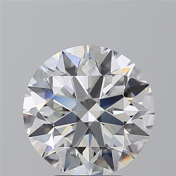 4.01ct F VS2 Rare Carat Ideal Cut Round Diamond