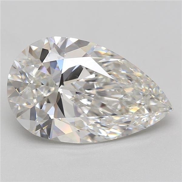 8.47ct F VS1 Rare Carat Ideal Cut Pear Lab Grown Diamond