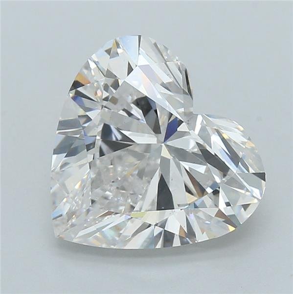 7.00ct F VS1 Rare Carat Ideal Cut Heart Lab Grown Diamond