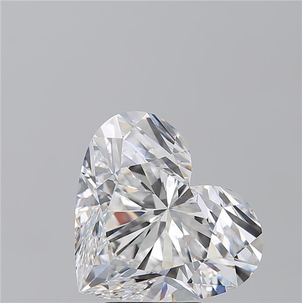 6.08ct E IF Rare Carat Ideal Cut Heart Diamond