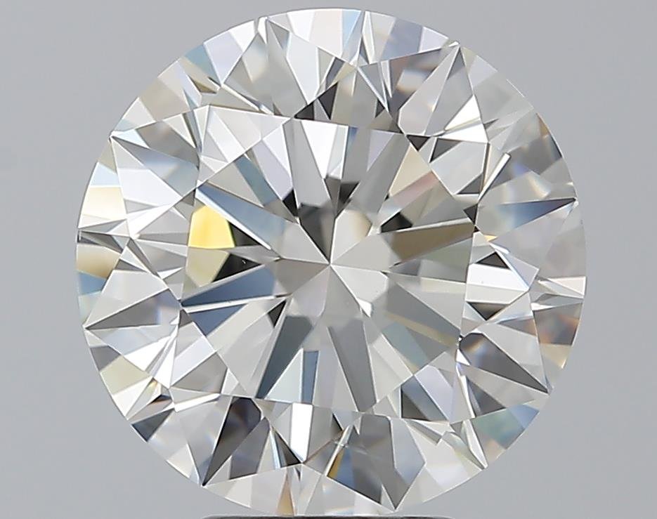 5.05ct J VS2 Rare Carat Ideal Cut Round Diamond