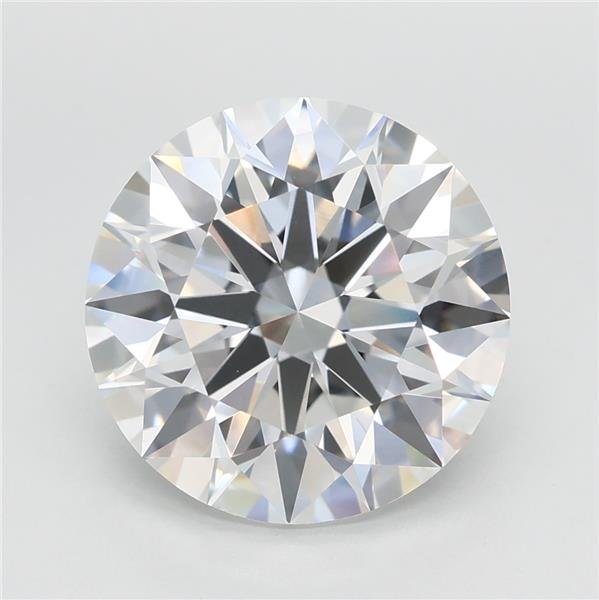4.06ct E VVS2 Rare Carat Ideal Cut Round Lab Grown Diamond