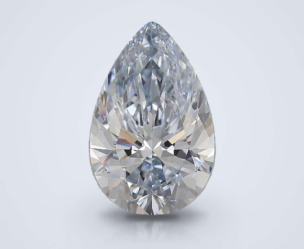 5.08 Carat Pear Lab Diamond