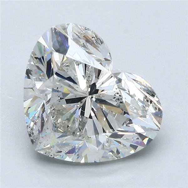 3.01ct I SI2 Rare Carat Ideal Cut Heart Diamond