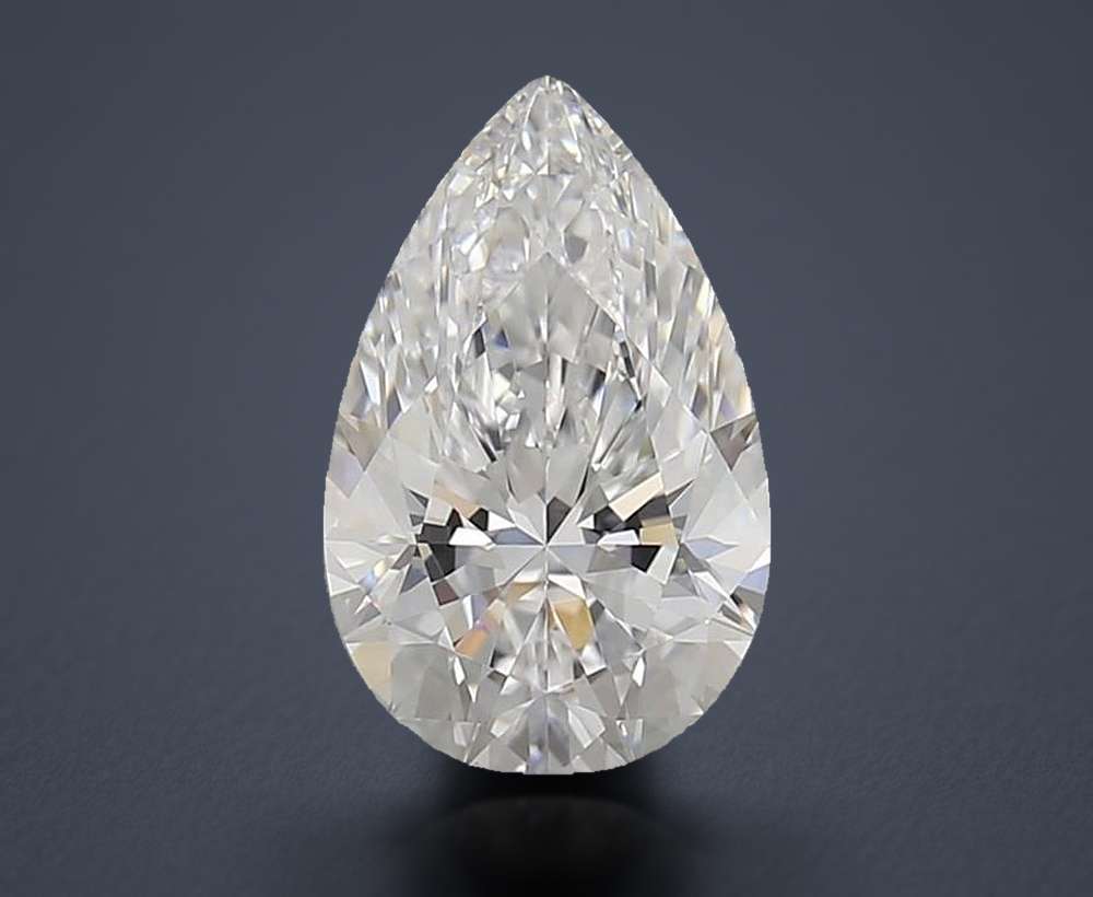 2.00 Carat Pear Lab Diamond