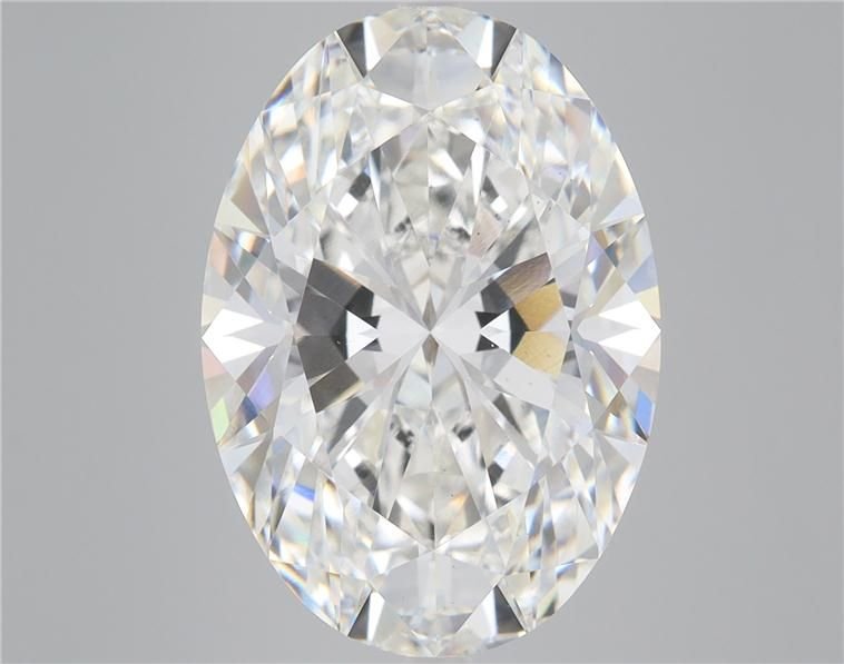 11.14ct F VS2 Rare Carat Ideal Cut Oval Lab Grown Diamond