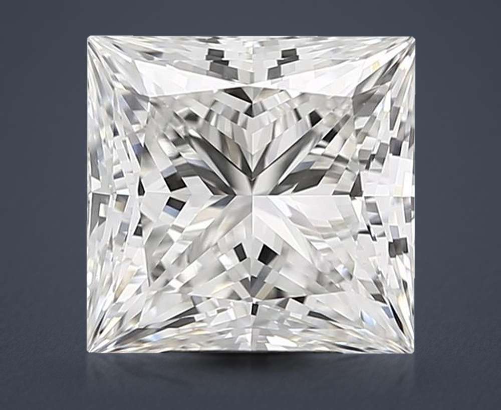 4.70 Carat Princess Lab Diamond