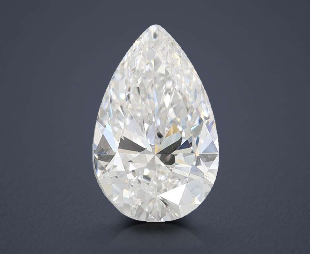 1.54 Carat Pear Lab Diamond