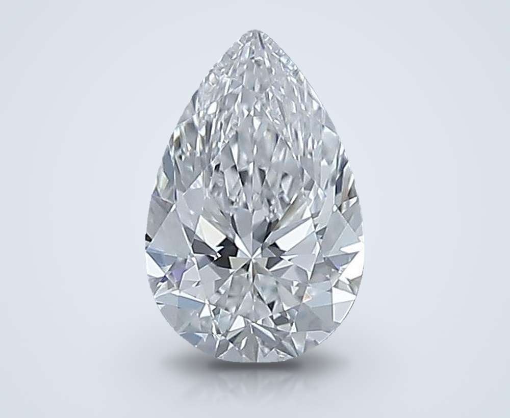 0.50 Carat Pear Natural Diamond