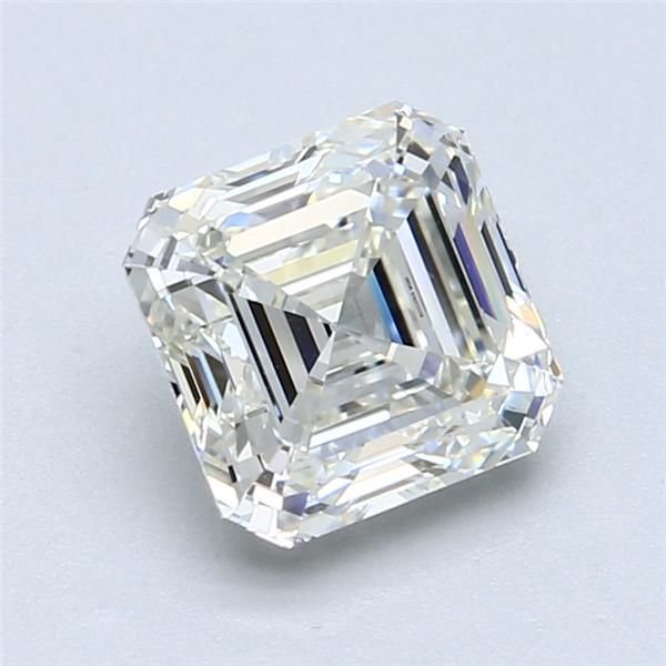 2.20ct J VS1 Rare Carat Ideal Cut Asscher Diamond