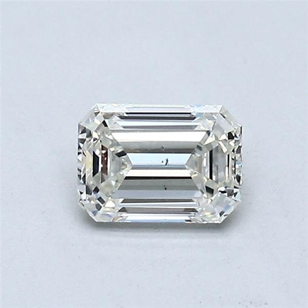 0.52ct J SI1 Very Good Cut Emerald Diamond