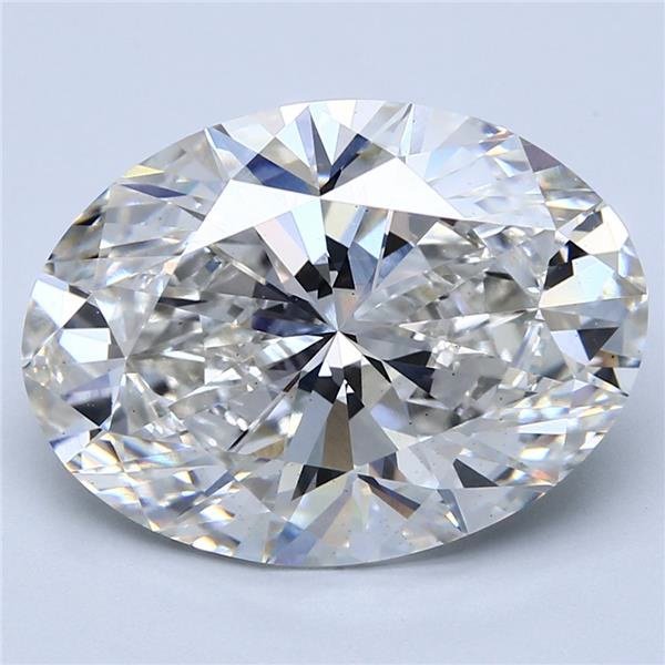 9.26ct H VS2 Rare Carat Ideal Cut Oval Lab Grown Diamond