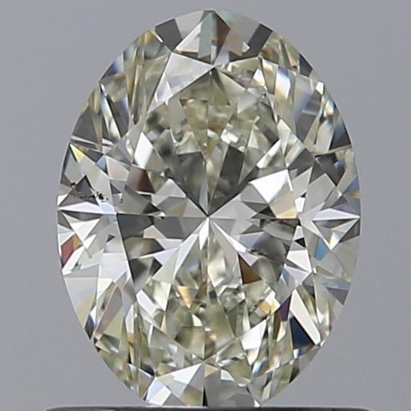 0.73ct K SI1 Rare Carat Ideal Cut Oval Diamond