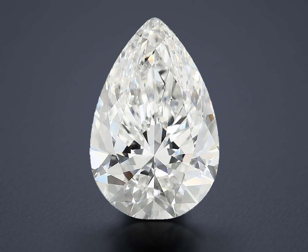 6.00 Carat Pear Lab Diamond