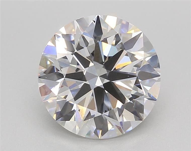 2.76ct F VS2 Rare Carat Ideal Cut Round Lab Grown Diamond