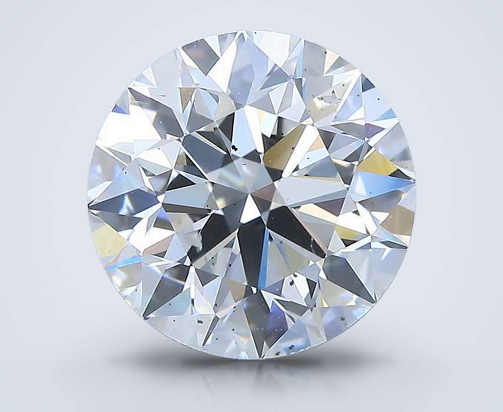3.61 Carat Round Natural Diamond