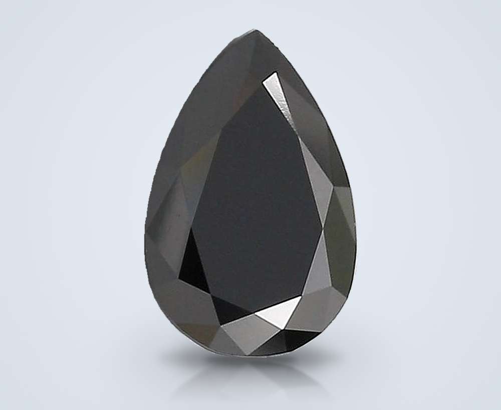1.48 Ct. Fancy Black Pear Lab Diamond