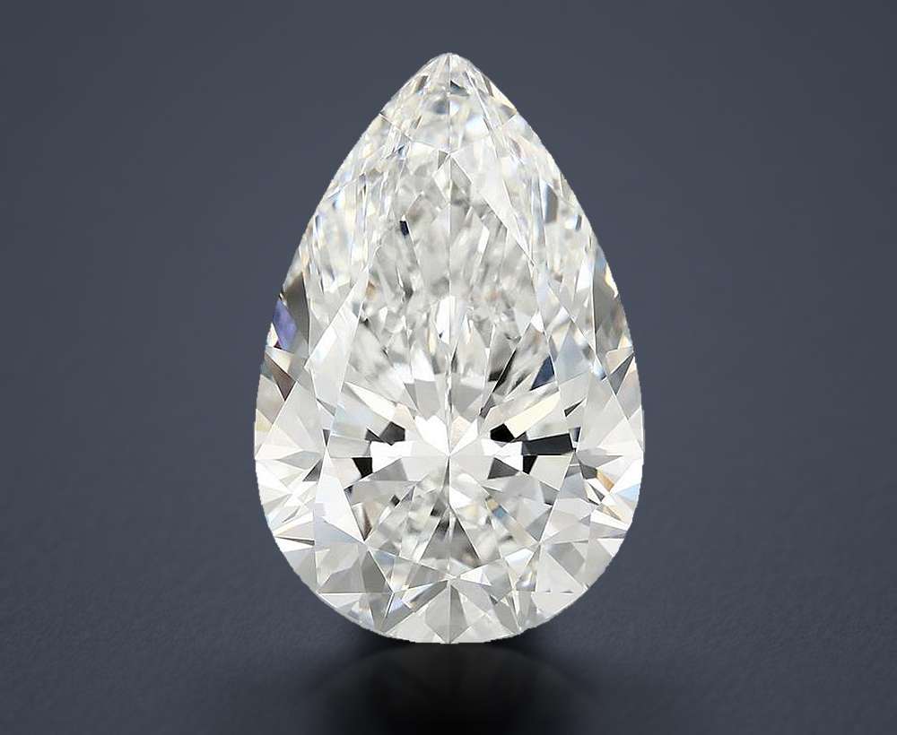 9.73 Carat Pear Lab Diamond