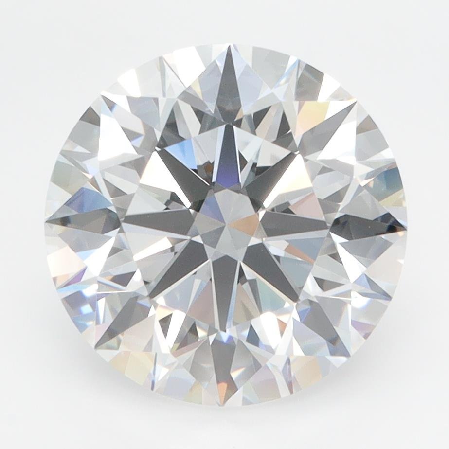 4.08ct D FL Rare Carat Ideal Cut Round Lab Grown Diamond
