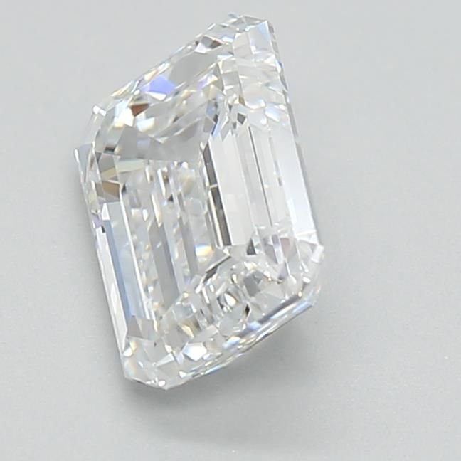 1.59ct D VVS1 Rare Carat Ideal Cut Emerald Lab Grown Diamond