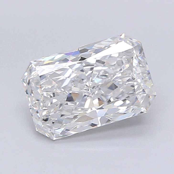 3.14ct E VVS2 Rare Carat Ideal Cut Radiant Lab Grown Diamond