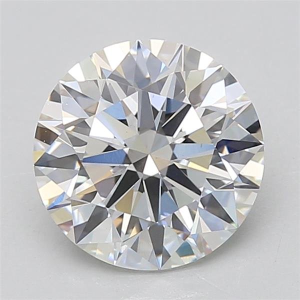 2.59ct F VS1 Rare Carat Ideal Cut Round Lab Grown Diamond