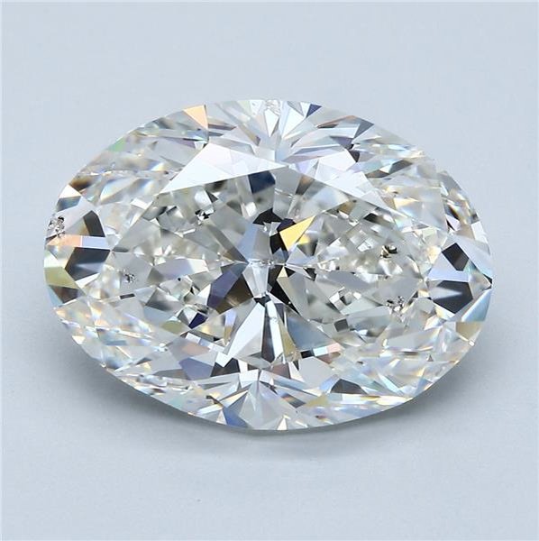 7.01ct I SI1 Very Good Cut Oval Diamond