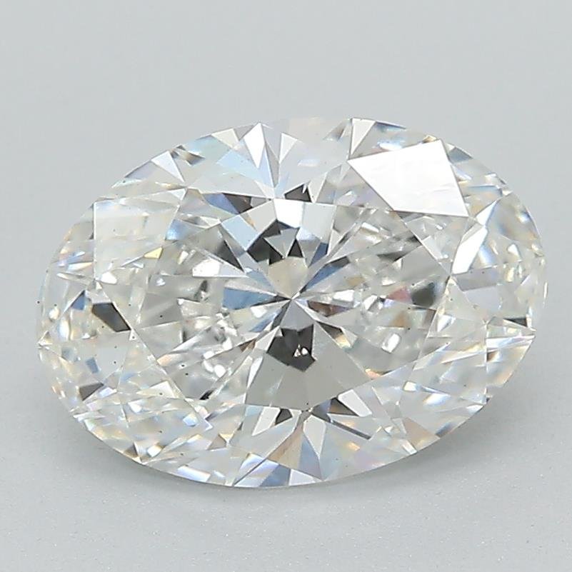 2.06ct F VS1 Rare Carat Ideal Cut Oval Lab Grown Diamond