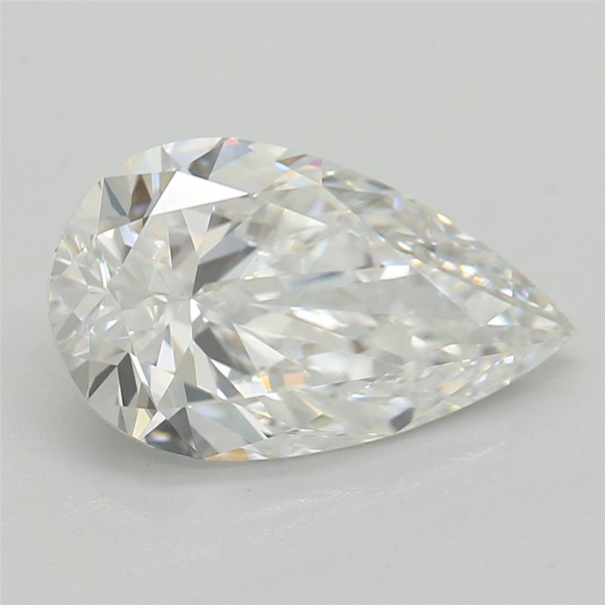 1.28ct D VVS2 Rare Carat Ideal Cut Pear Lab Grown Diamond
