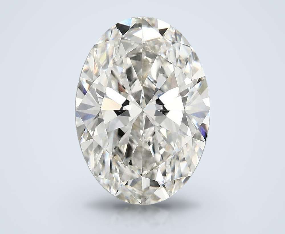 3.68 Carat Oval Lab Diamond