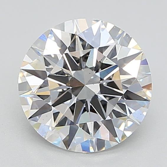 2.20ct F SI1 Rare Carat Ideal Cut Round Lab Grown Diamond