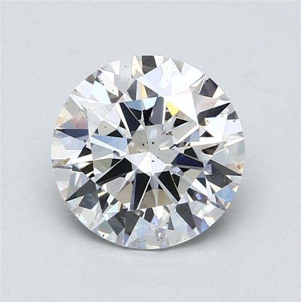 2.67ct E SI1 Rare Carat Ideal Cut Round Lab Grown Diamond