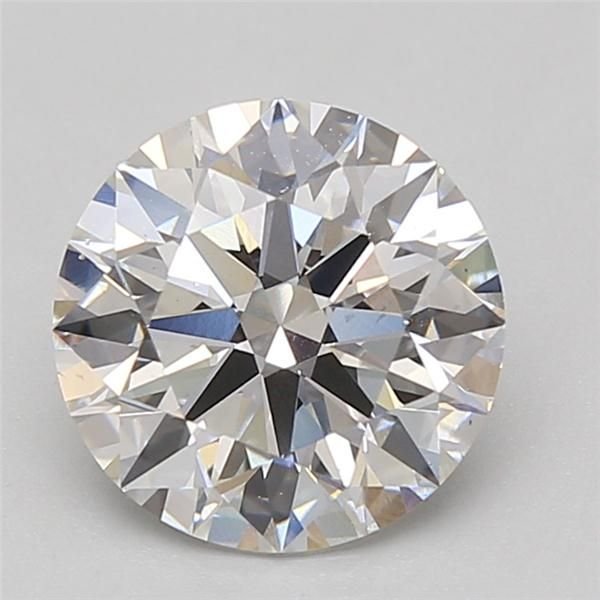 2.76ct E VS2 Rare Carat Ideal Cut Round Lab Grown Diamond